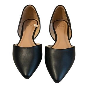 A New Day Women's Classic Black Pointed Flats size 6.5